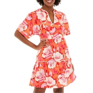 Vince Camuto Vibrant short sleeve romantic garden cottagecore Dresses size 12